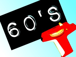 60's Slang Animated Retro Labels