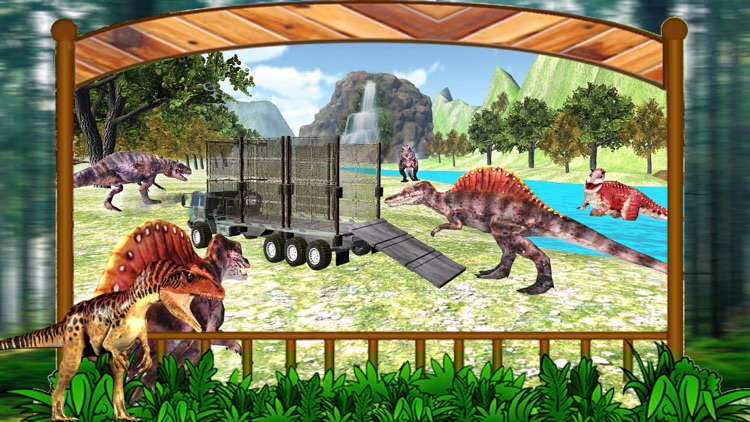 Angry Dinosaur Jungle Transport Simulator