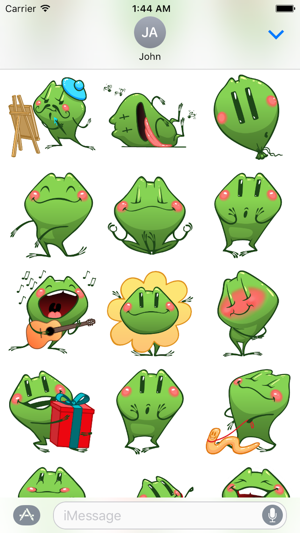 Frog Emotion Cute Sticker(圖2)-速報App