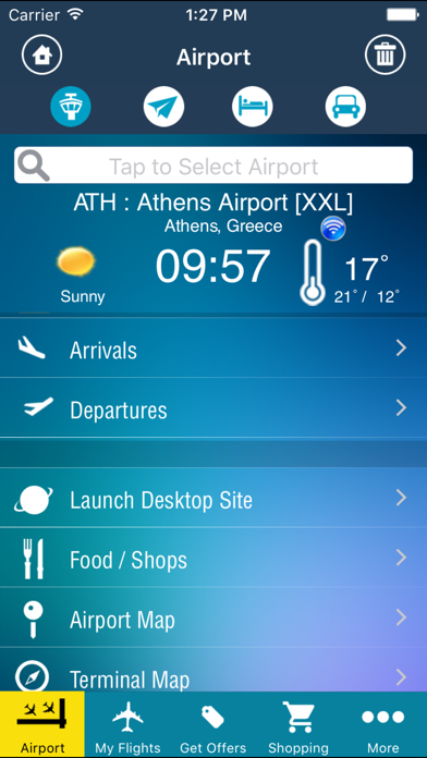 Athens Flight Info + Tracker Screenshot 2