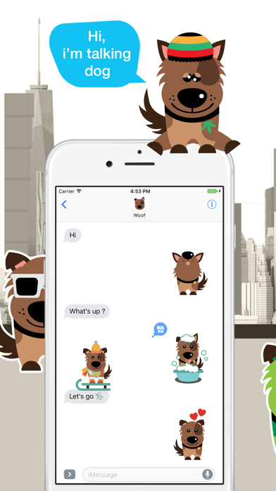 How to cancel & delete Woof - the cute and cool dog stickers for iMessage from iphone & ipad 2