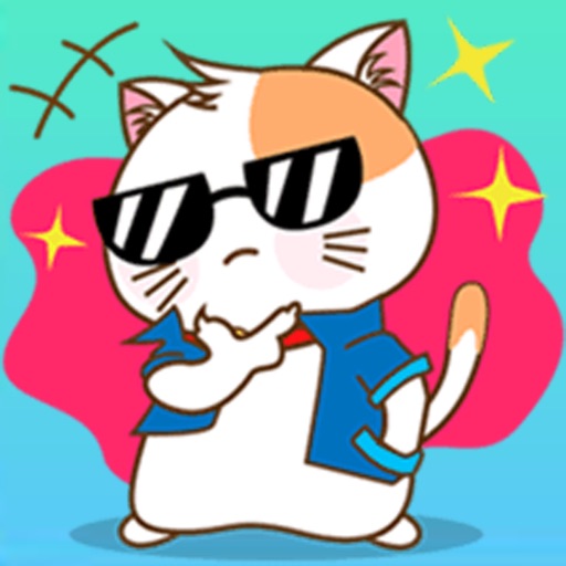 Sticker Cat Cherub icon