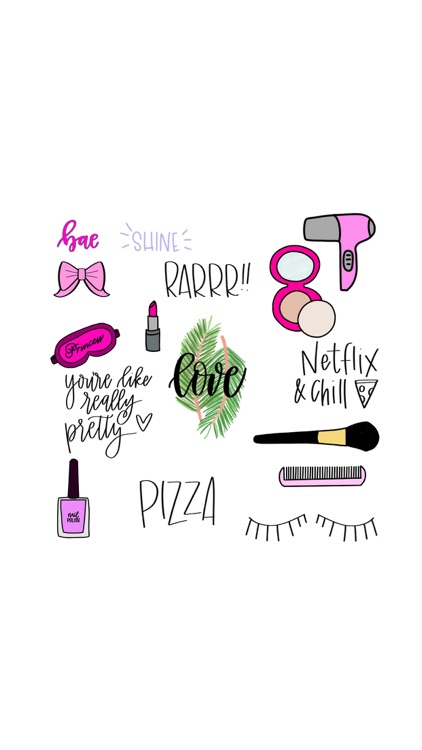 Girlie Stickers by Pocketful of Letters
