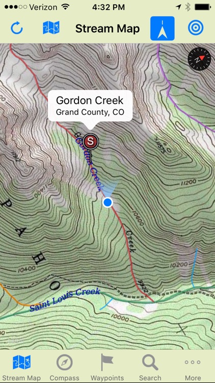 Stream Map USA - Mountain West