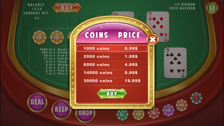 Mississippi Stud Poker King - Let It Ride World Poker Club With Five Card Poker Casino Game screenshot-3