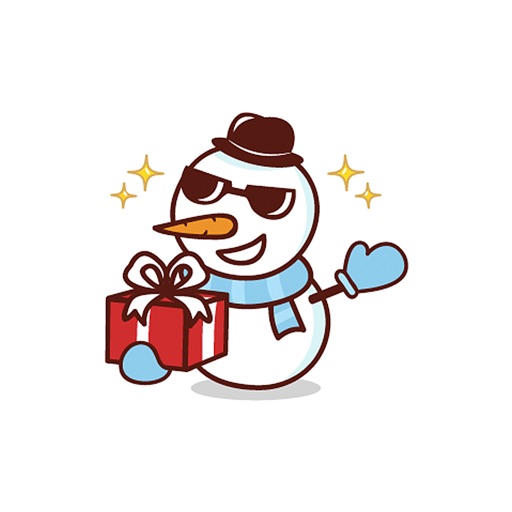 Winter Snowman - Christmas Holidays Stickers icon