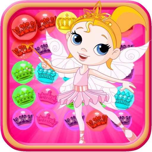 My Little Fairy Bubble Shooter Game iOS App