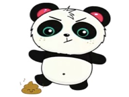 Kute Panda Sticker