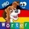 German First Words with Phonics Pro: Kids Deluxe-Spelling & Learning Game