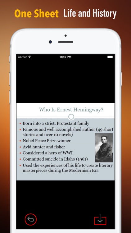 Biography and Quotes for Ernest Hemingway