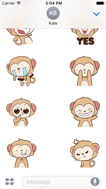 Cheaky Monkey Sticker