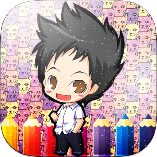 Anime Coloring Book - Paint Draw Anime Cartoon iOS App
