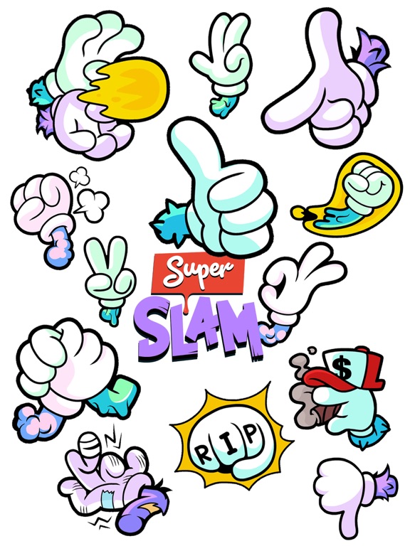 Super Slam Stickersのおすすめ画像1
