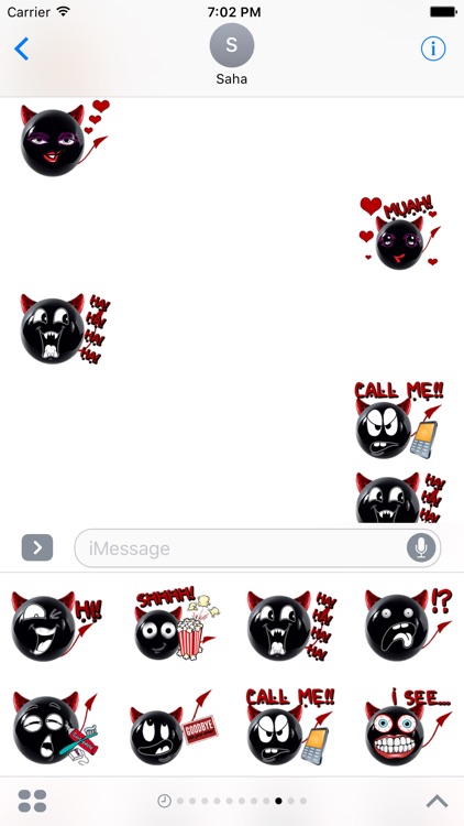 Red Devils Stickers for iMessage