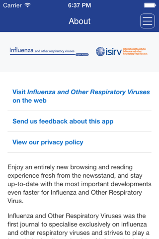 Influenza and Other Respiratory Viruses screenshot 2
