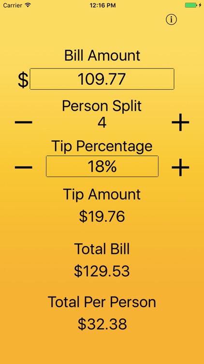 Just The Tip - Tip Calculator screenshot-3