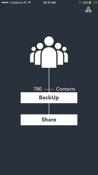 Contacts to CSV - backup and export  contacts Screenshot 2