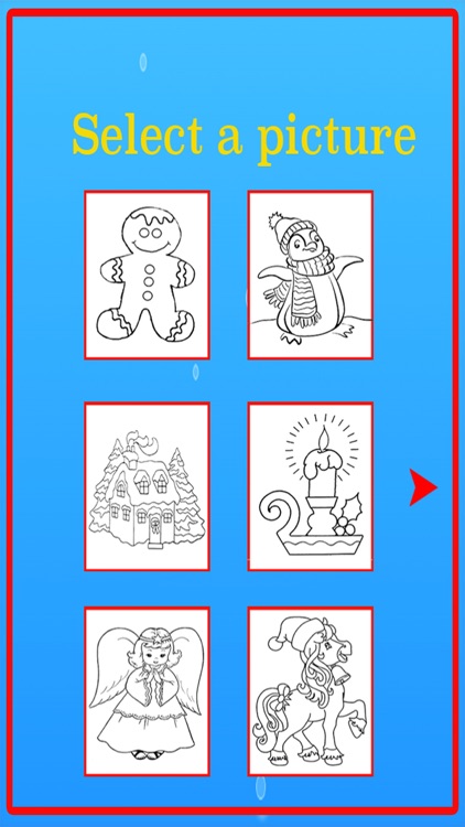 Christmas Color Pages Kids Game