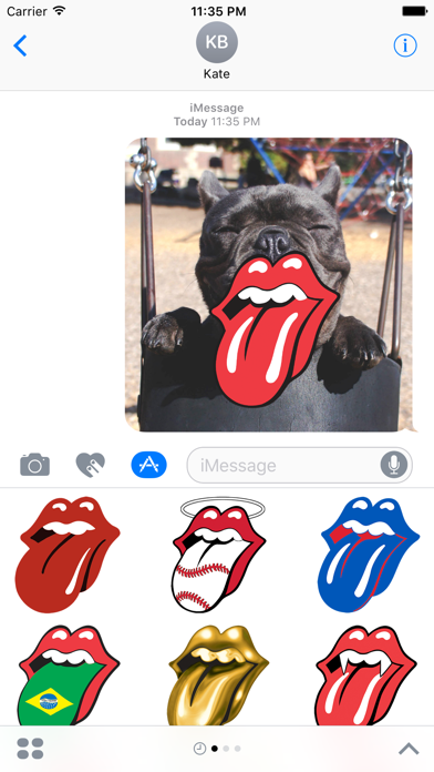 How to cancel & delete Rolling Stones Stickers from iphone & ipad 1