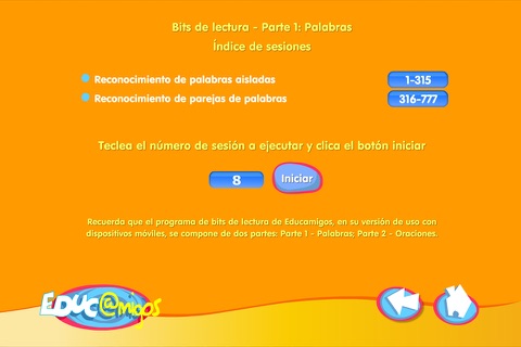 Bits de Lectura - Palabras, en español screenshot 2