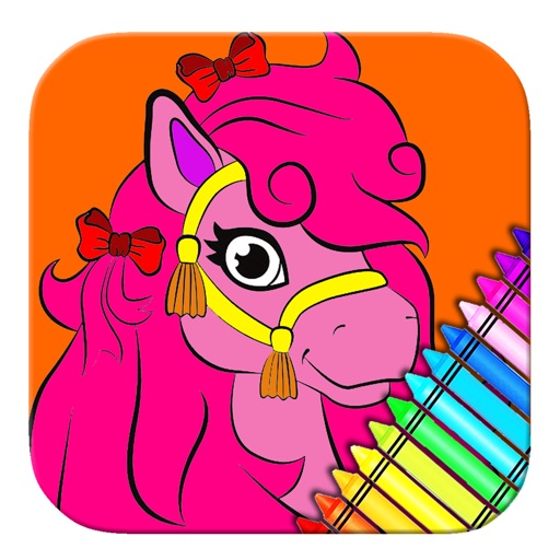 Little Baby Pony Coloring Page Game Free For Kids