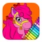 Little Baby Pony Coloring Page Game Free For Kids