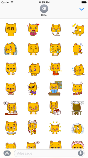 Boring Cat - Animated Stickers And Emoticons(圖2)-速報App