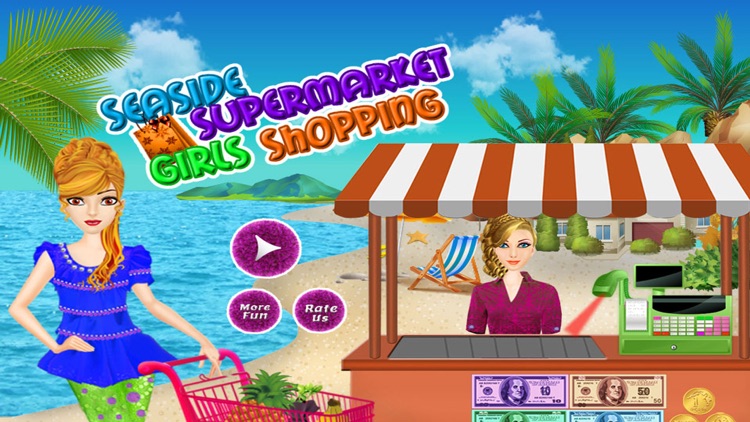 Seaside Supermarket Girls Shopping screenshot-3