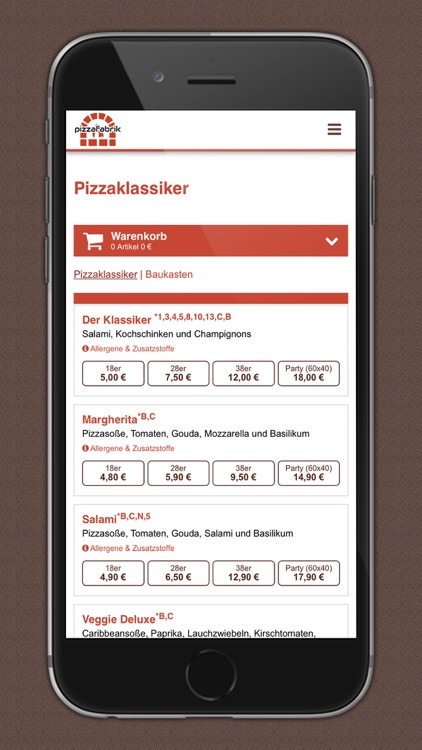 pizzaFabrik - Der Lieferdienst in Mücheln screenshot-4