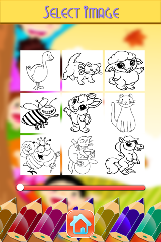 Animals Coloring Book-Free Fun Color Therapy Pages screenshot 2
