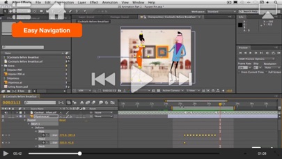 Course For After Effects Cartoon Animation Basics Screenshot on iOS