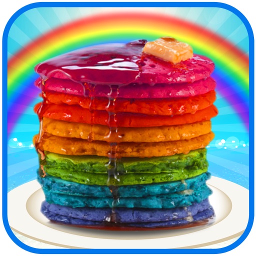 Rainbow Pancake Maker - Colorful Pancakes Tower iOS App