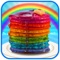Rainbow Pancake Maker - Colorful Pancakes Tower