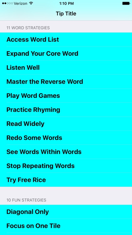 101 Tips and Tactics for Word Streak