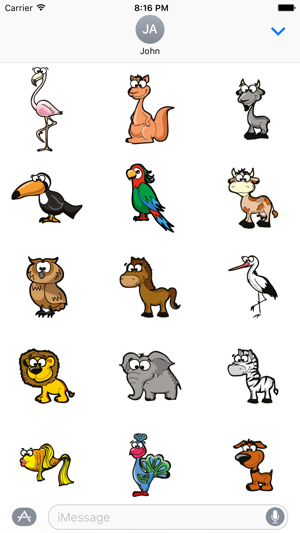 Funny Animal Stickers(圖3)-速報App