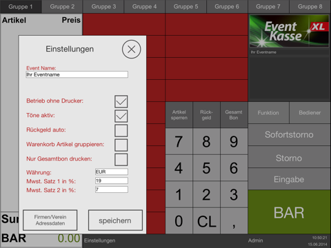 Event cashier screenshot 4