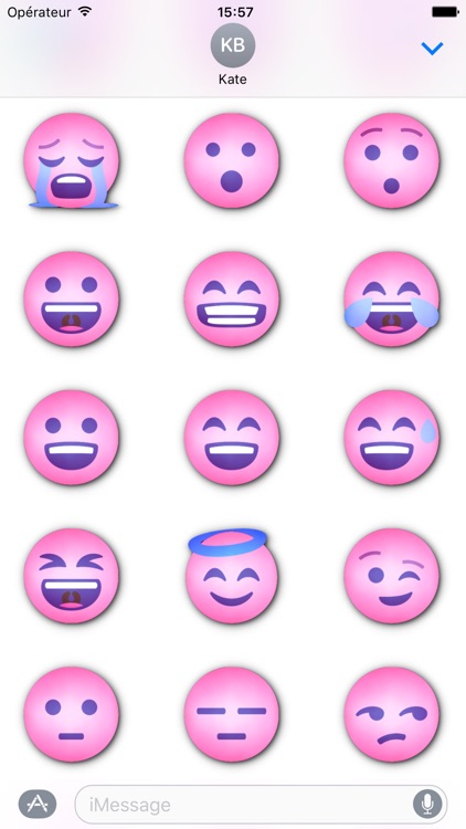 PINK Emoji • Stickers for iMessage