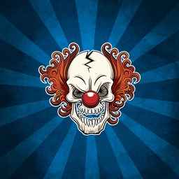 Creepy Clown Stickers