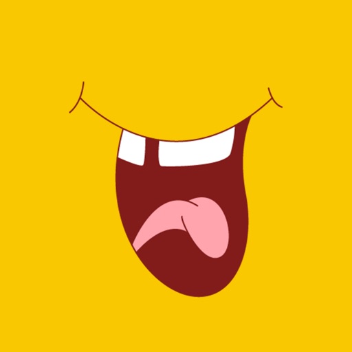 Funny Stickers - Cartoon Mouth