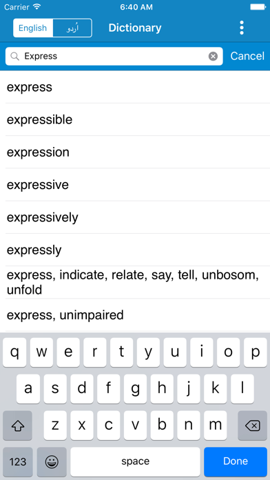 How to cancel & delete English - Urdu Offline Dictionary from iphone & ipad 1