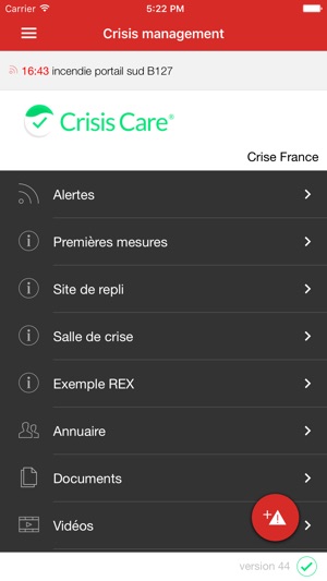 CrisisCare - kit de survie