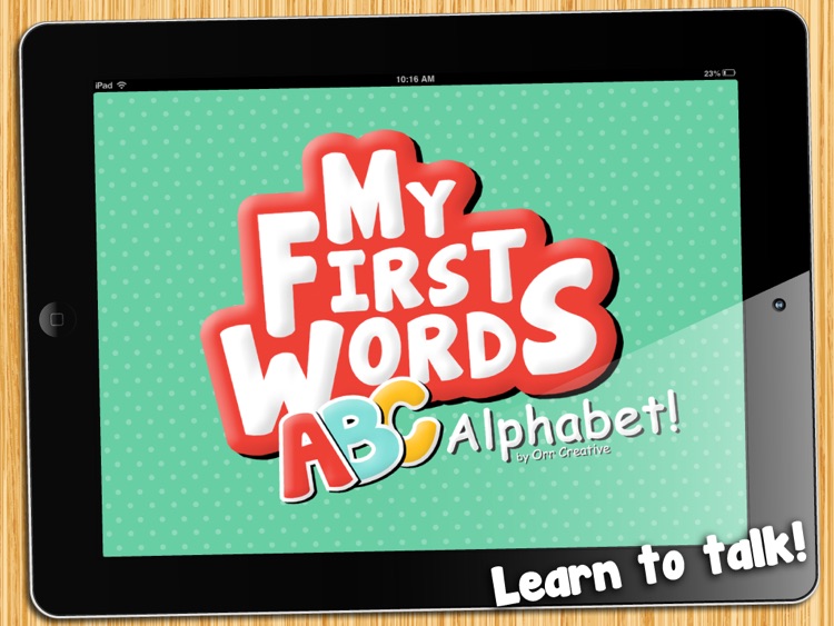 My First Words: Alphabet - Help Kids Learn to Talk screenshot-4