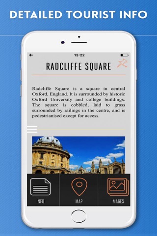 Oxford Travel Guide with Offline City Street Map - náhled