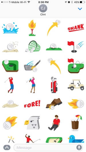 Golf Stickers by gottaGolf(圖2)-速報App