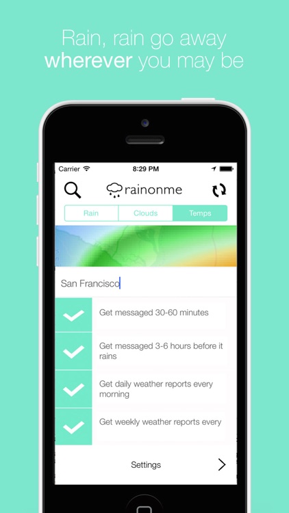 Rainonme - Darksky Rain Alerts, Radar & Maps