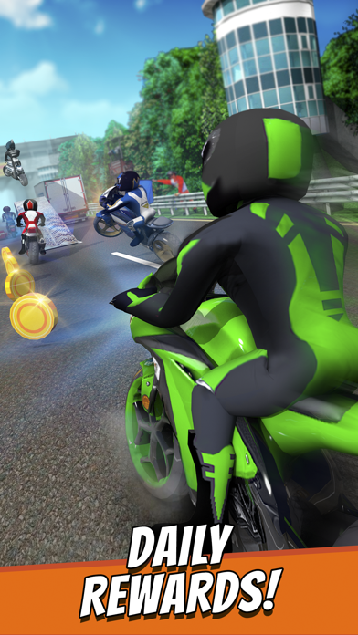 Super Moto Racing: Crazy Motorbike Driving Games screenshot 2