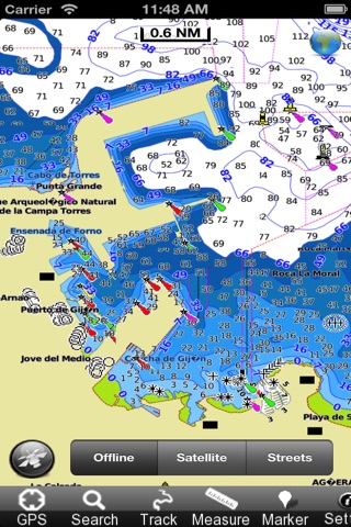 Marine : Asturies - GPS Map Navigator screenshot 4