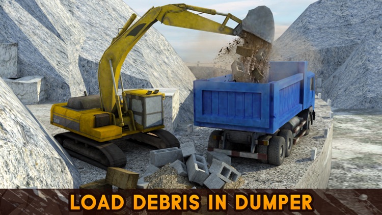 Big Rig Excavator Crane Operator & Offroad Mining Dump Truck Simulator Game