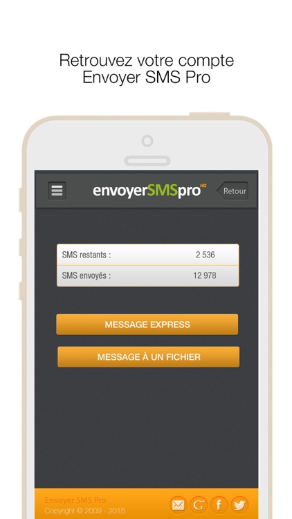 Envoyer SMS Pro