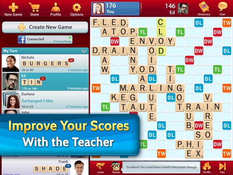 SCRABBLE Premium for iPad screenshot-3